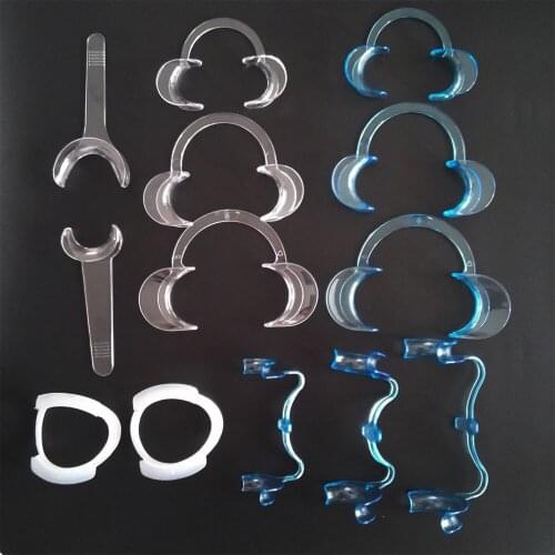 13 Pieces/Set Dental Cheek Retractor Mouth Opener Lip Expander Assorted types