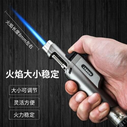 1300C Powerful Metal Torch Turbine Lighter Blue Flame Windproof Personality Lighter Cigarette Cigar Spray Gun Mens Gadget Gift