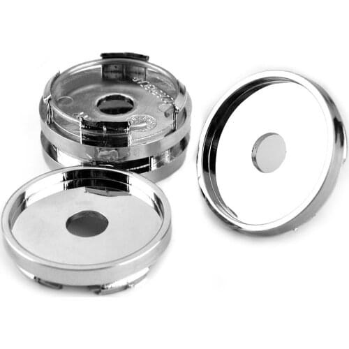 4pcs Fit ALFA 50mm 46mm Silver Hub Cap Pure Base Car Wheel Center Cover For Rims For Alloy Wheels Hubcaps 60511671