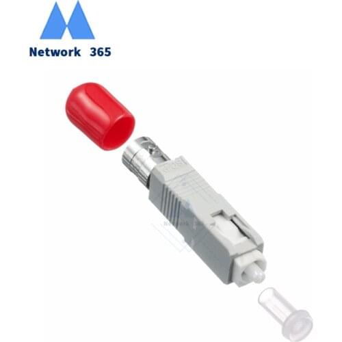 5pcs/lot ST UPCFemale to SC UPC Male Fiber Optic Adapter Multimode ST-SC Fiber Optical Adapter