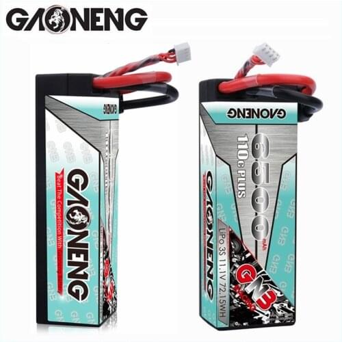 GAONENG GNB 11.1v 6500mAh 110C PLUS LiPo Battery For remote control Car Racing Spare Parts With Shell Upgrade LiHV 3S Battery