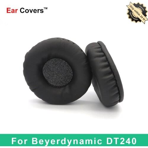 Ear Pads For Beyerdynamic DT240 Headphone Earpads Replacement Headset Ear Pad PU Leather Sponge Foam