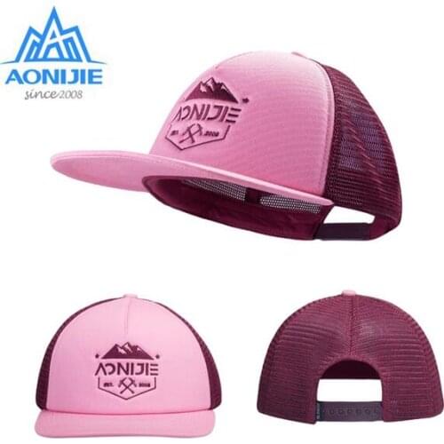 AONIJIE Running Hats Sun Visor Cap UV Protection Snapback Hat Adjustable Breathable Mesh Caps For Outdoor Sports Travel