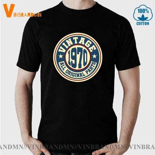 Black Classic 70s Clothing Vintage 1970 T shirts men Best Fathers day gift T-shirt dads Birthday tshirt Retro Tops Tee shirt