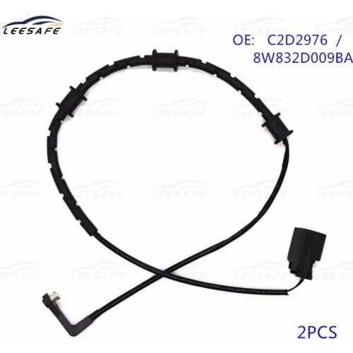 2PCS Rear Brake Pad Wear Sensor C2D2976 8W832D009BA for Jaguar XF X250 XK X150 XJ X351 S-TYPE X200 Brake Line Cord Replacement