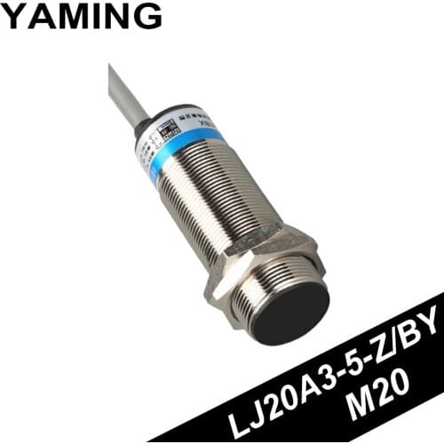 Proximity Switch Sensor LJ20A3-5-Z/BY Electric PNP / NPN Inductance Type M20 Three Line NO/NC DC12~24V Copper