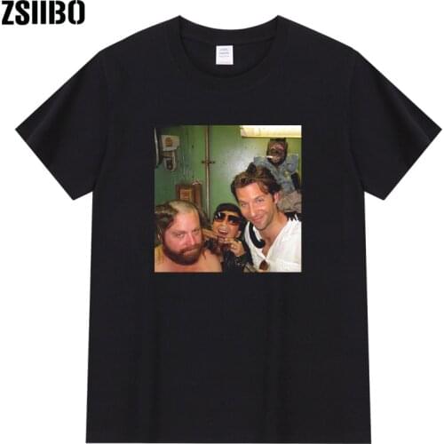 2020 New Arrival Hangover movie Womens T Shirt Trendy Hip Hop Cotton Short Sleeve O-Neck Tees Fashion Design Male Top Funny Tee