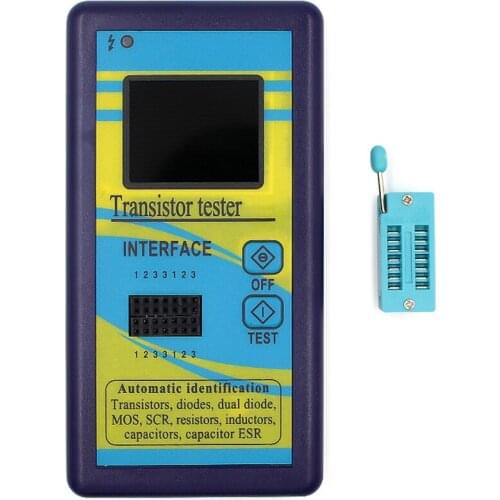 Color Screen Graphic Display M328 Transistor Tester Resistance Meter, Inductance Meter, Capacitance Meter, ESR Meter
