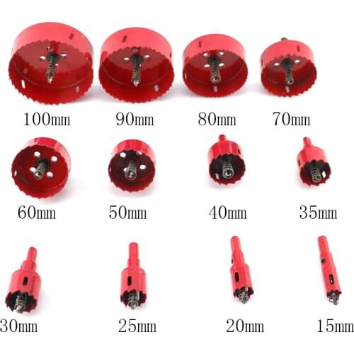 M42 HSS Steel Drilling hole gypsum board plastic iron plate Bi-Metal for Aluminum Iron Stainless Steel DIY metal woodworking