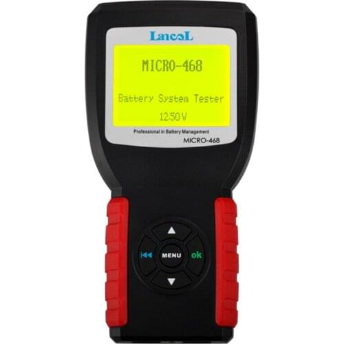 MICRO-468 Battery Tester Replace Battery Conductance & Electrical System Analyzer (English/Russian/French/Italian/German/Spanish