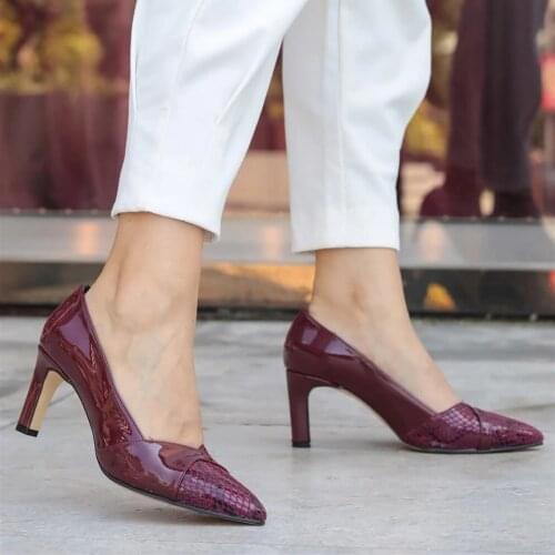 Mio Gusto Brand Kate Black, Navy-blue, Burgundy, Nude, tan Colors 6Cm Heel-height High Quality Stiletto Women 's Pums Shoes,high heels , heels women , mary jane shoes , platform shoes