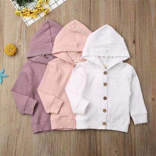 2020 Fashion Baby kids Clothes Sweatshirts For Boys Girls Hoodies Children Cotton Knitted Long Sleeve Hooded Sweatshirts