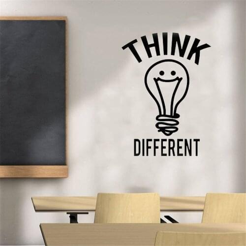 Teamwork Light bulb Wall Sticker Office Decor Inspire Quote Motivation Idea Wall Art home decoration Wall Decal Vinyl ov206