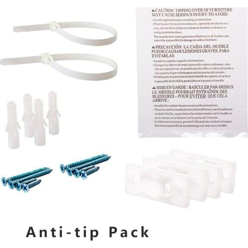 Nylon strap/belt with plastic base Easy To Use and Replace Furniture Anti-Tip strap/belt pack