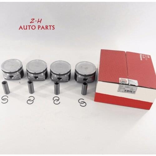 NEW 4Pcs OEM Piston STD 06B 107 065 N 81.0mm Pin 19mm For VW Jetta 4 Beetle Bora Golf GTI Passat AUDI TT A4 1.8L 06B 107 065 F