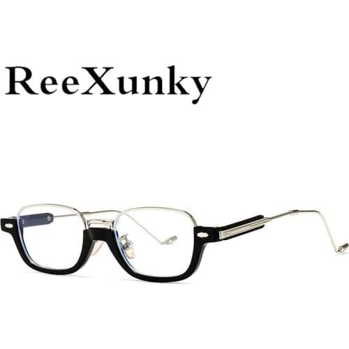 Unisex Blue Light Blocking Glasses Women Vintage Small Frame Anti Blue Ray Eyewear Men Computer Gaming Eyeglasses UV Protection