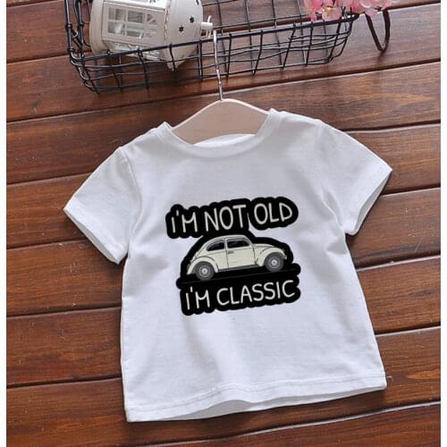 2 3 4 5 6 7 8 9 Years Old Kids T Shirt Cartoon Casual Vintage Car Novelty Boys Clothes Kawaii Girls Tshirt New O-neck Girl Shirt