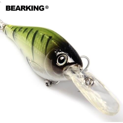 Excellent lot 5pcs,Only for promotion,no benifit!!!! fishing lures,bear king 80mm/14g,dive 1.5m,each lot 5pcs different colors