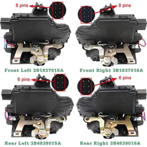 Door Lock Latch Actuators For VW Passat B5 Golf MK4 Bora Seat Arosa Hatchback Leon Hatchback Toledo II Saloon For Skoda Octavia