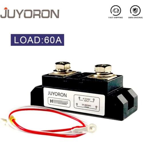 SSR-H360ZF LED Single Phase Solid State Relay 60A Industrial Relay with High Voltage for PLC Temperature Controller