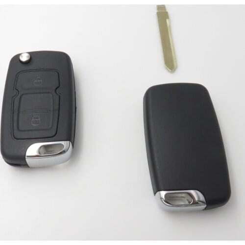 Flip Folding Key Shell Case For Geely Emgrand 7 EC7 EC715 EC718 EC7-RV EC715-RV EC718-RV Remote Key NO LOGO 2 Buttons