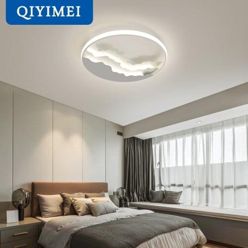 Modern LED Ceiling Lights With Remote Control Acrylic Lighting For Living Dining Study Room Bedroom Loft Home Lamps Luminaire