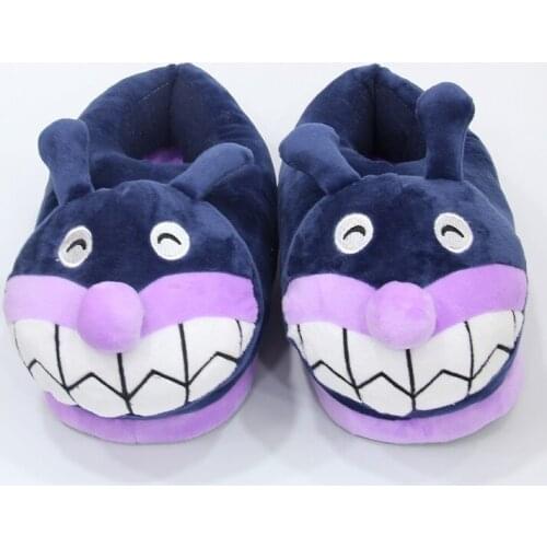 Baikinman Cartoon Slipper Winter warm Indoor cotton shoes Soft Plush Stuffed Toy Cute Anime Home slippers Unisex New X'MAS Gifts