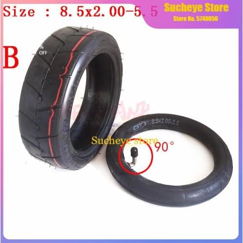 High Quality CST 8.5x2.00-5.5 Tire Inner Tube 8.5inch Electric Scooter Xiaomi Scooter Thickened Wheel Tyres for Halten Rs-01 Pro