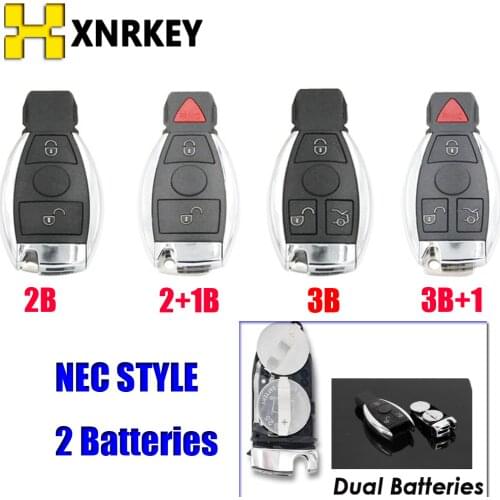 2/3/4 button replace remote key case shell NEC style For Mercedes Benz A B C Class W204 W203 W205 Vito C200 W163 A200 2000
