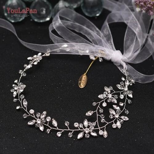 YouLaPan HP142 Bridal Tiara Crystal Bridal Wedding Hair Accessories Wedding Headband Rhinestone Hair Jewelry Bridal Hairband