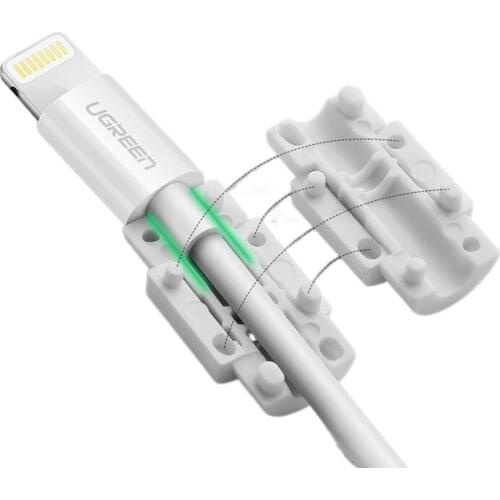 6pcs/lot Cable Protector For iPhone Charger Protection Cable USB Cord Saver Bite Home Office Desktop Organiser Wire Accessories