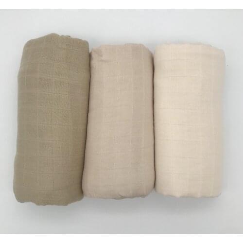 120x120cm Newborn Bedding Cotton Bamboo Blanket Swaddling Baby Blankets Muslin Swaddle Blanket Diaper