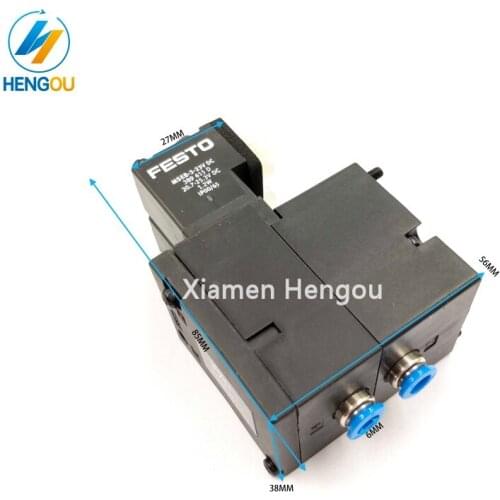 2 pieces DHL free shipping offset Solenoid valve unit M2.184.1131 JMEBH-4/2-QS-6-SA New and Durable