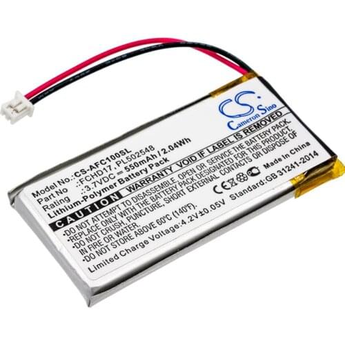 Cameron Sino 550mah battery for ACME CarC FlyCamOne 720p FlyCamOne HD FCHD17 PL502548 batteries