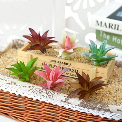 Home Garden Balcony Living Room Decoration Artificial Succulents Plants Wedding Christmas Halloween Party Supplies Fake Plants