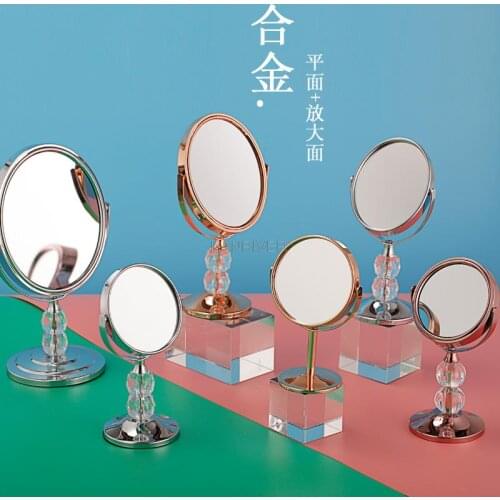 Hd double-sided jingyi type contracted princess portable toilet glass desktop dormitory students mirror large makeup mirror