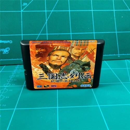 San Guo Zhi Lie Zhuan - 16 bit MD Games Cartridge For MegaDrive Genesis console