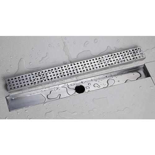 304 stainless steel 600 or 800 or 1000 mm Linear Shower Drain, Shower Grate, long floor drain DR023