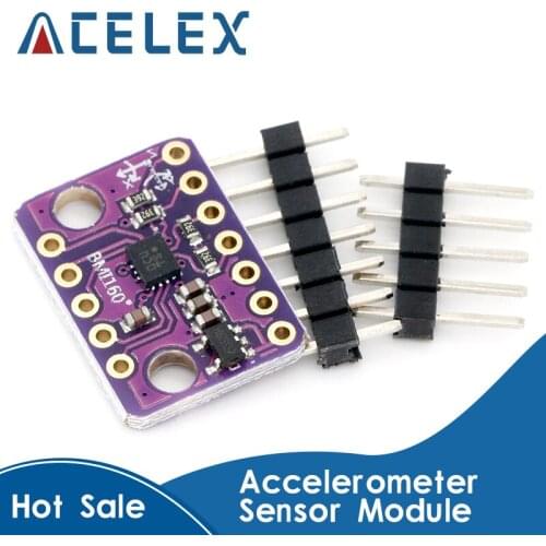 MH-ET LIVE BMI160 GY-BMI160 6DOF 6-axis Rate Gyro Gravity Accelerometer Sensor Module IIC I2C SPI Communication Protocol 3-5V