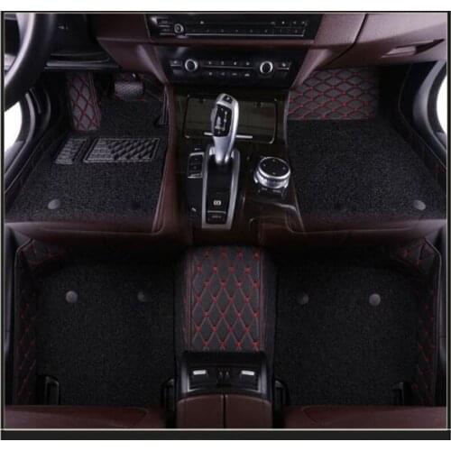 Custom made car floor mats for Toyota Land Cruiser 100 200 Prado 150 120 Fortuner Camry Rav4 Corolla Car carpet car styling