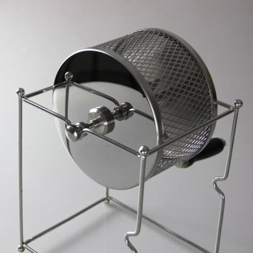 New Manual Home Hand Coffee Bean Roaster Coffee Baking Machine DIY Small Stainless Steel Stove Top Coffee Roaster