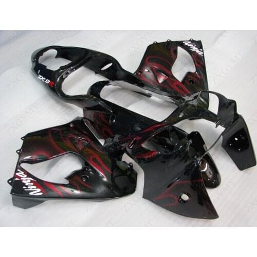 Abs Fairing for Kawasaki Zx9r 2000 - 2001 Red Frame Fairings Zx9r 2001 Body Kits Zx 9r 2000