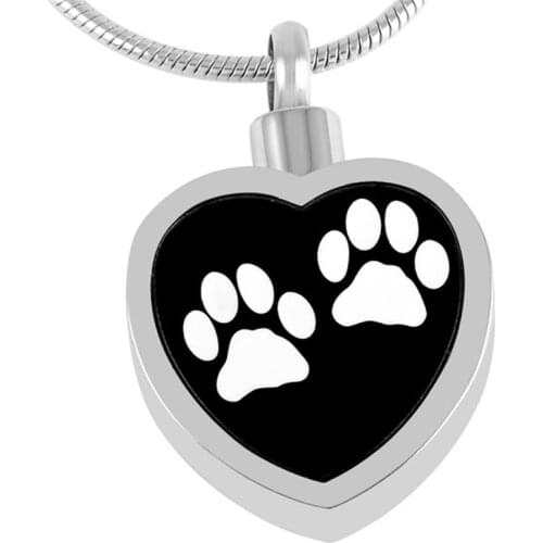 IJD8247 Wholesale Pets Memorial Ashes Small Urn Pendant Keepsake,Never Fade Stainless Steel Cremation Necklace Funeral Locket