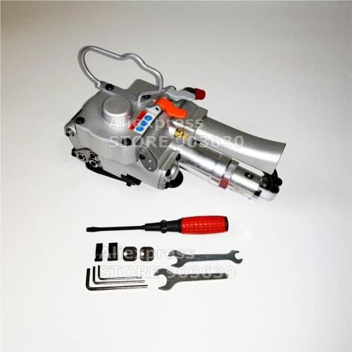 Free shipping BY DHL/FEDEX Pneumatic Strapping Banding Tool PET/PP AQD-19 width13-19mm carton firction packing machine