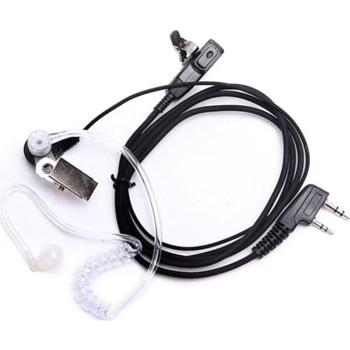 PTT Mic Earpiece Walkie Talkie Headset for Kenwood TK3107 For Baofeng UV-5R BF-888S GT-3TP GT-3 Portable Radio Walkie Talkie