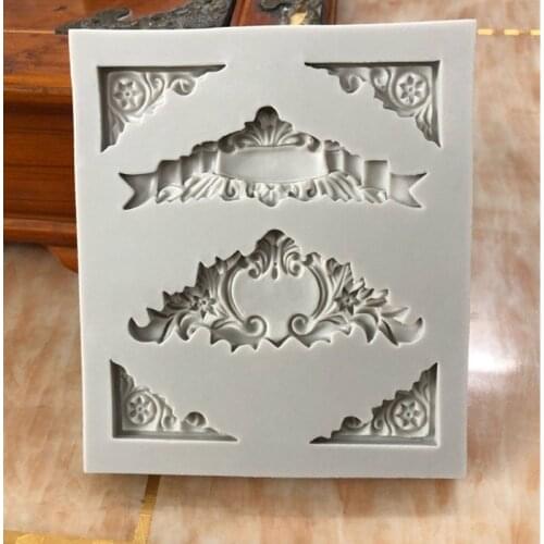 Aouke Retro European Lace Mould DIY Fondant Cake Mould Chocolate Fudge Tools Baking Utensils