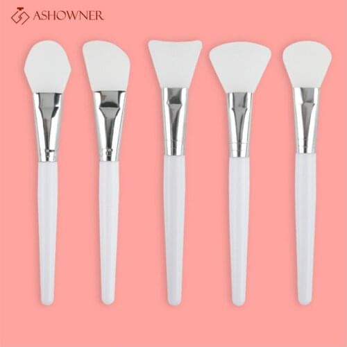 Silicone Face Mask Brush Facial Makeup Brush Mud Mixing Brush Foundation Beauty Brushes Soft Head Women Skin-Care Cosmetic Tool