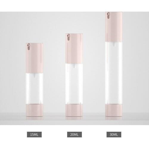 15/30ml Rotating Airless Bottle Press Vacuum Emulsion Dispensing Bottle For Lotion/ Emulsion/ Serum/ Foundation Cosmetic Packing