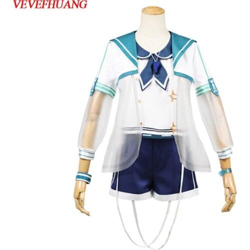 VEVEFHUANG Game Arknights Ansel Cosplay Costume New Skin Holiday Swimsuit Halloween Chrismas Fancy Kawaii Costumes For Women
