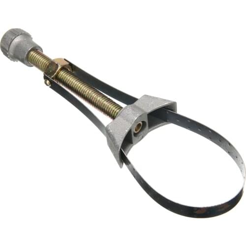 1pc Aluminium Car Auto Oil Filter Removal Strap Wrench Disassembly Repair Tool Adjustable 60mm To 120mm Diameter